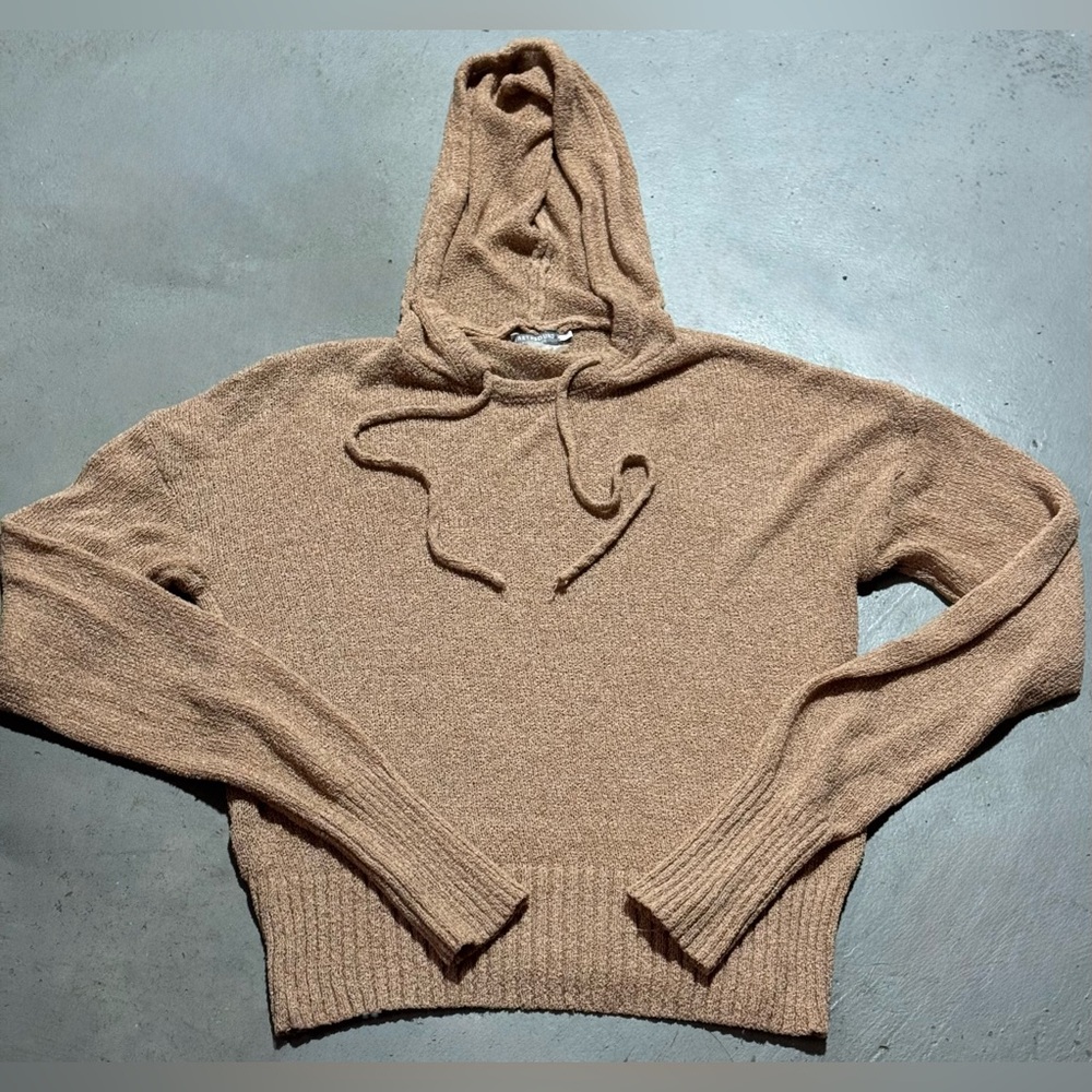 EARTHBOUND Beige Hooded Sweater